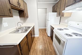 Classic kitchens in select apartments
